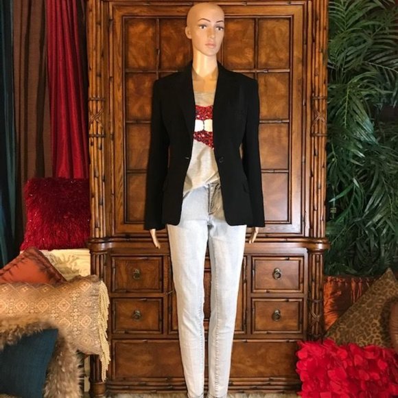 Anne Klein Microfiber Essentials Blazer - Picture 3 of 11